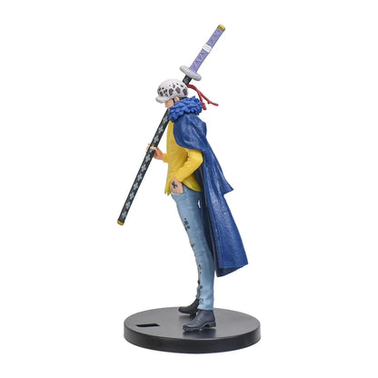 Hot! Trafalgar D. Water Law 18cm/7.1nch Anime Figure One Piece PVC Collection Model