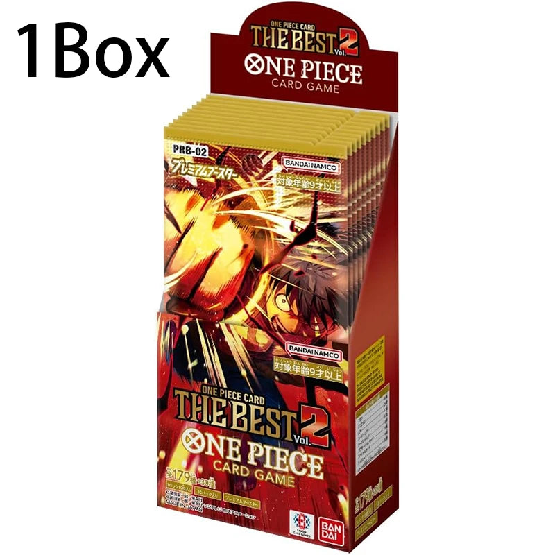2025 BANDAI One Piece TCG Game Card PRB02 The Best Vol.2 Booster Box Japanese Sealed