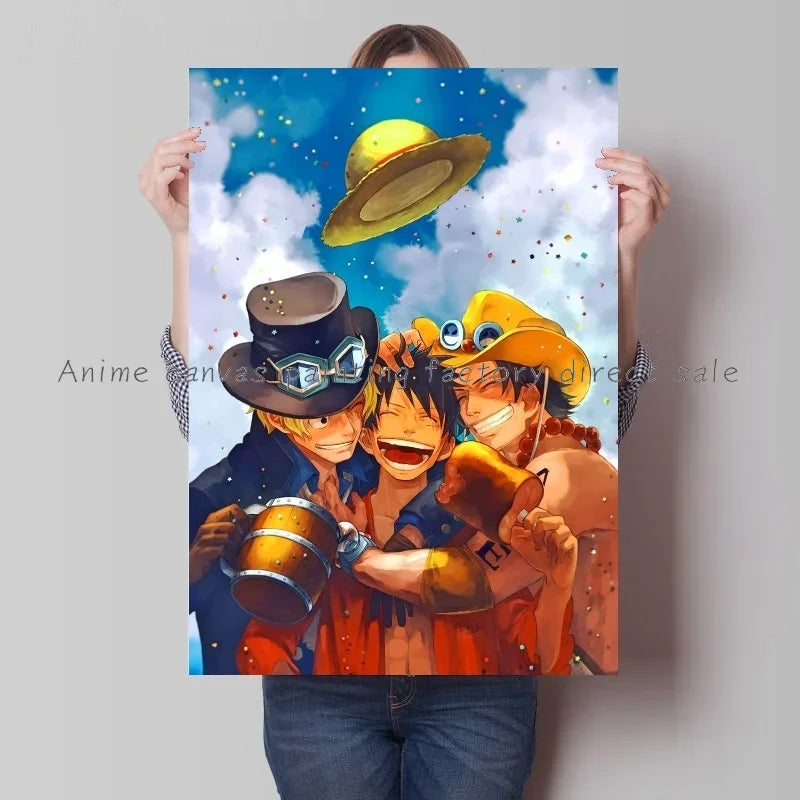 One Piece: Art Canvas Home Wall Aesthetic Room Decor
