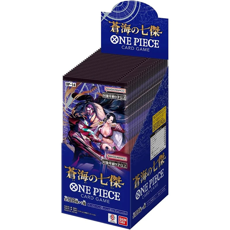 BANDAI One Piece Op01-op16 Series Card Game Romance Dawn Booster BOX JAPAN Anime TCG Collection Card in Stock