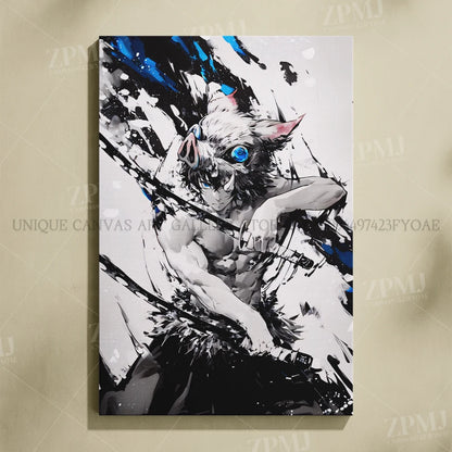 Demon Slayer: Kimetsu No Yaiba Home Decor Hd Prints Poster Pictures Wall Artwork No Framed Canvas Painting For Living Room