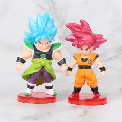 Dragon Ball Z: 16Pcs/Set Anime Figure Gohan Vegeta Broly Piccolo Majin Buu Action Figurine Model