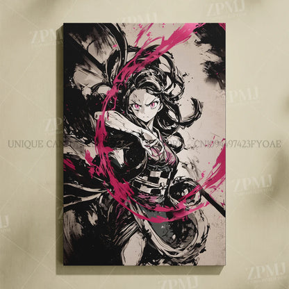 Demon Slayer: Kimetsu No Yaiba Home Decor Hd Prints Poster Pictures Wall Artwork No Framed Canvas Painting For Living Room