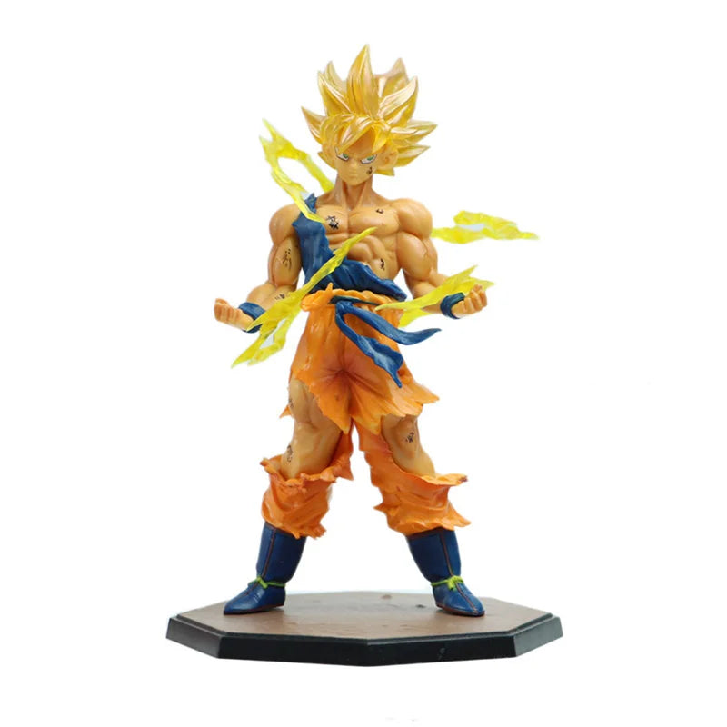Hot! Anime Dragon Ball Son Goku Super Saiyan Figure 17cm/6.69in Goku DBZ Action Figure Model Collectible Figurines