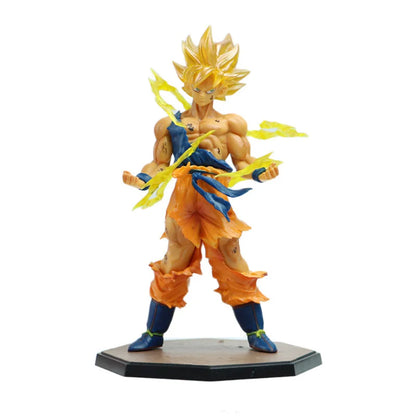 Hot! Anime Dragon Ball Son Goku Super Saiyan Figure 17cm/6.69in Goku DBZ Action Figure Model Collectible Figurines