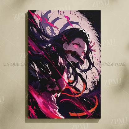 Demon Slayer: Kimetsu No Yaiba Home Decor Hd Prints Poster Pictures Wall Artwork No Framed Canvas Painting For Living Room