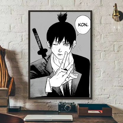 Classic Chainsaw Man: Poster High Quality Print Waterproof Wall Art Sticker For Bar Living Room Decor