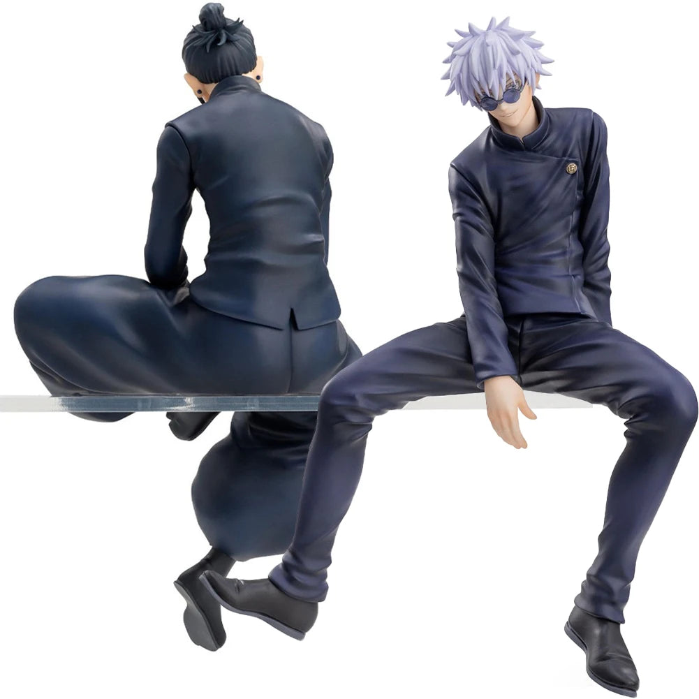 14cm Anime JJK Figure Sitting Gojo Action Figure Geto Suguru Figurine PVC Collection Model desktop ornaments Child Toys Gifts