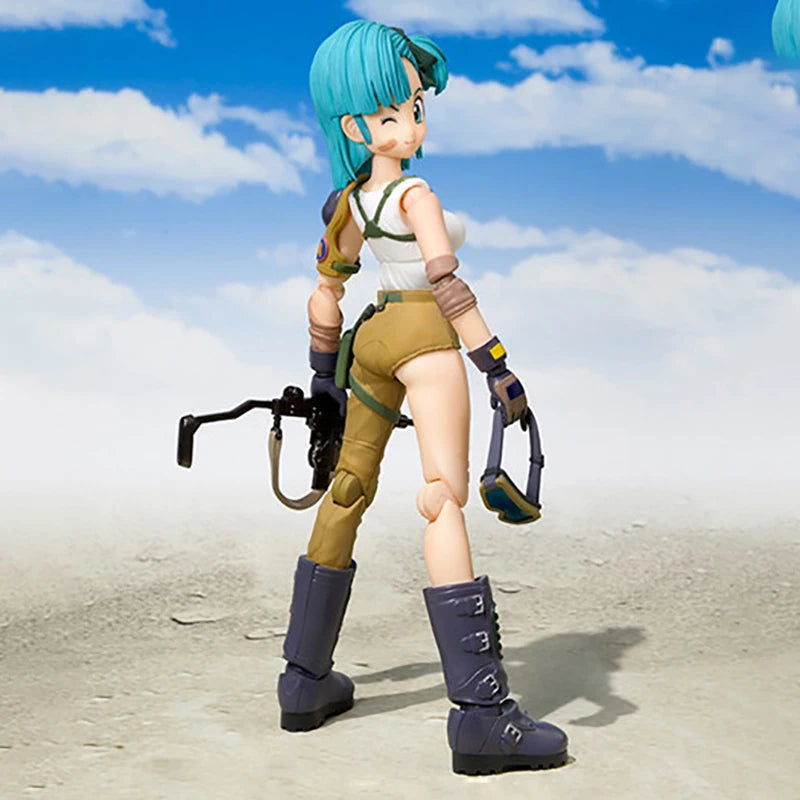 Bulma: 13.5cm Anime Dragon Ball Figures Bulma Action Figure Movable PVC Collection Figurine Model